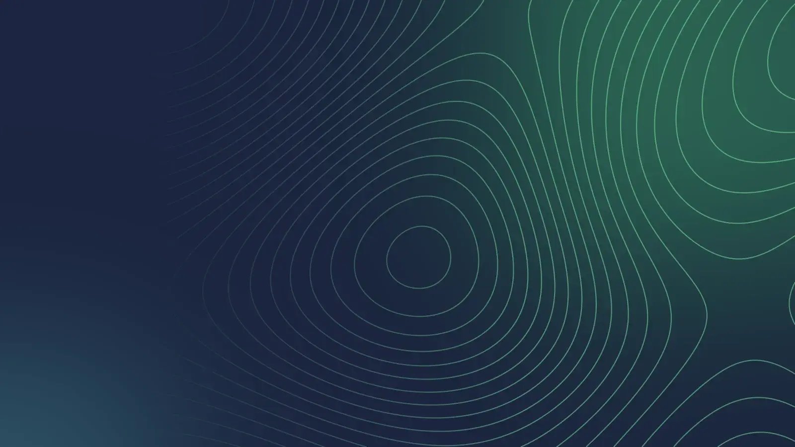 Green topographic contour lines on navy, representing sustainability reporting